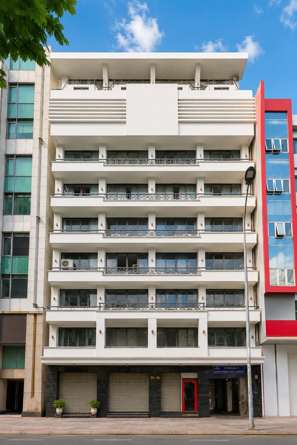 Mặt tiền văn phòng 28-34 Pasteur, Quận 1 (cũ)