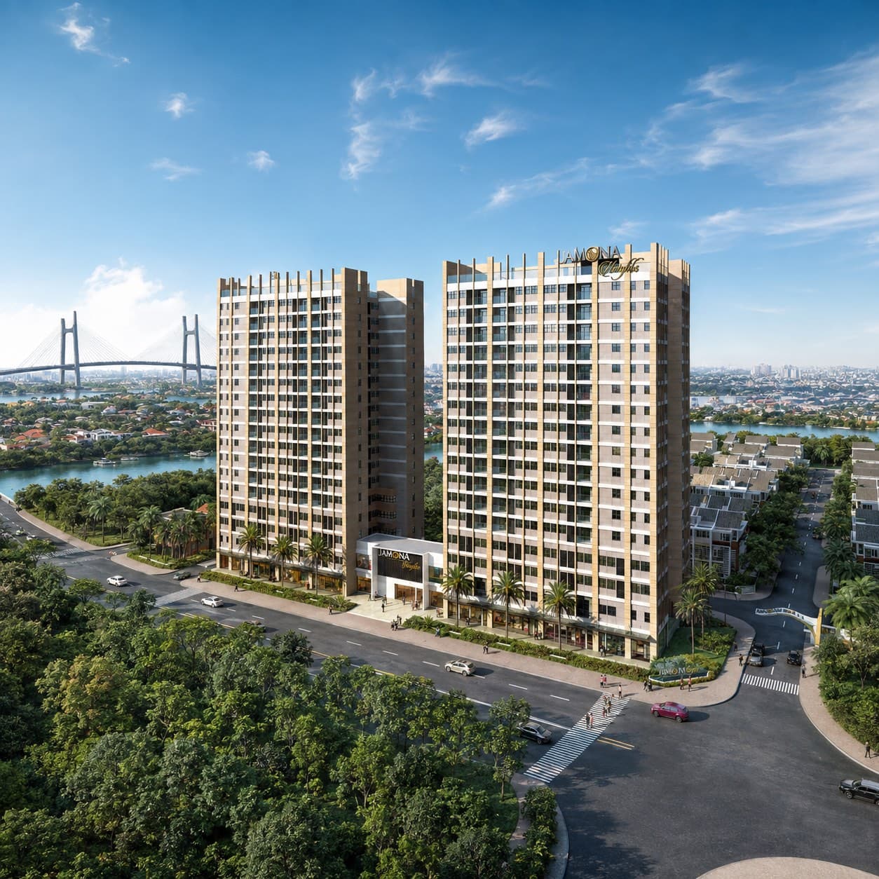 Mặt tiền văn phòng Bùi Văn Ba, Quận 7
