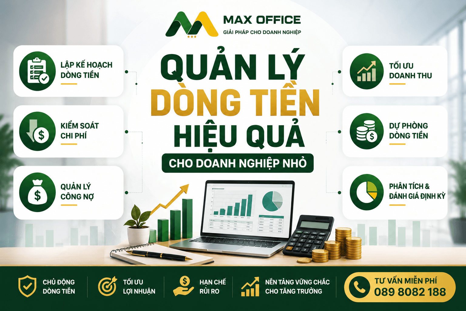 Quản lý dòng tiền hiệu quả cho doanh nghiệp nhỏ