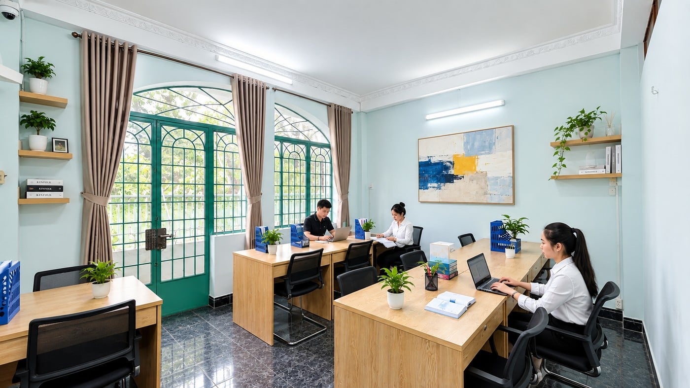 Chỗ ngồi làm việc văn phòng 345 Vành Đai Trong