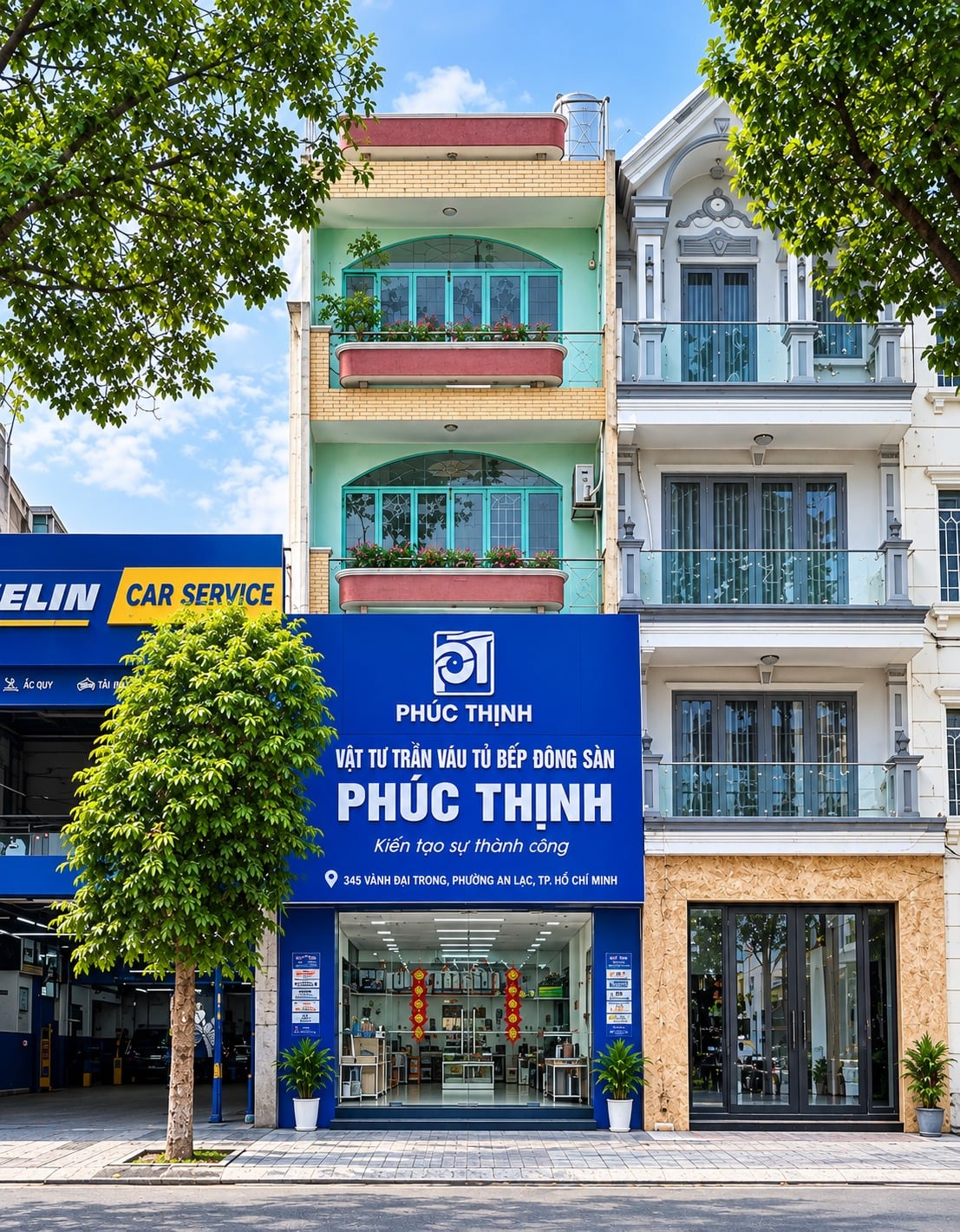 Mặt tiền văn phòng 345 Vành Đai Trong, Bình Tân